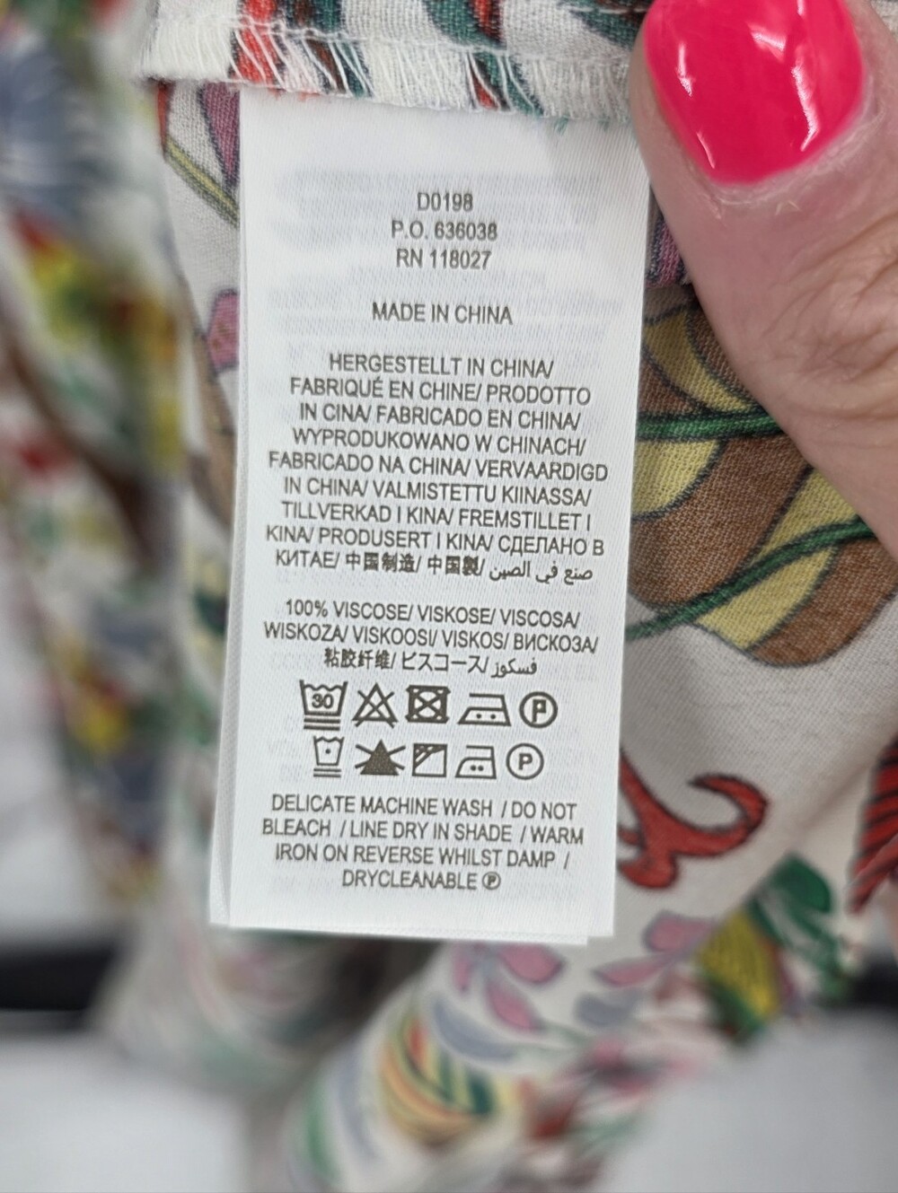 Boden Floral Maxi Dress 4R - Picture 5 of 7